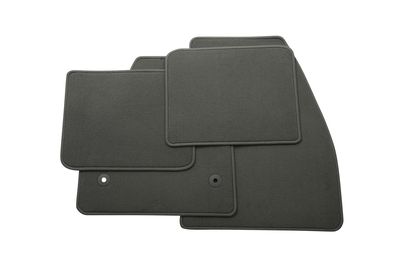 GM Front and Rear Carpeted Floor Mats in Dark Ash Gray 23359315