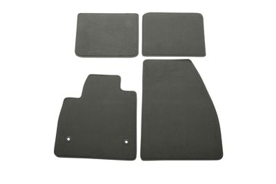 GM Front and Rear Carpeted Floor Mats in Dark Ash Gray 23359315