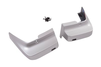 GM Rear Molded Splash Guards in Galaxy Silver Metallic 23433553