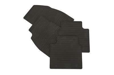 GM Front and Rear All-Weather Floor Mats in Cocoa with Buick Logo 23444139