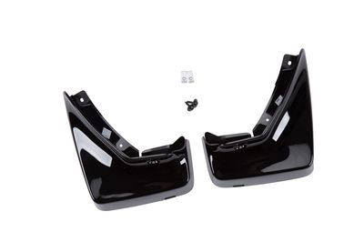 GM Rear Molded Splash Guards in Black Raven,Color:Black Material:Plastic 23450607