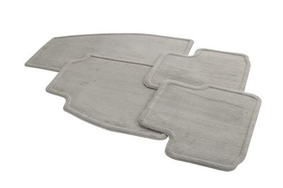 GM Front and Rear Carpeted Floor Mats in Titanium 23492683