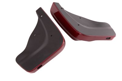 GM Front Molded Splash Guards in Chili Red Metallic 23507191