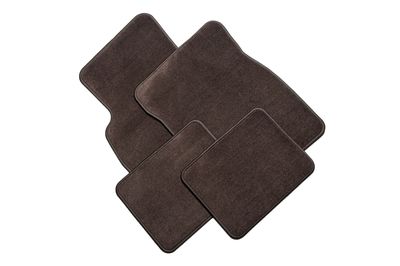 GM Front and Rear Carpeted Floor Mats in Cocoa 25839550