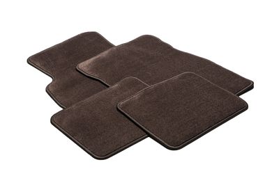 GM Front and Rear Carpeted Floor Mats in Cocoa 25839550