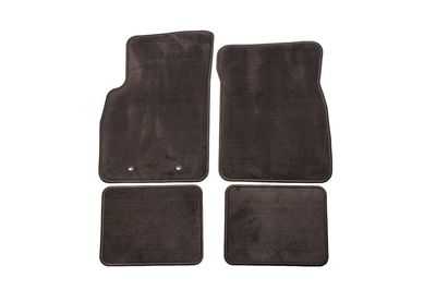 GM Front and Rear Carpeted Floor Mats in Cocoa 25949817