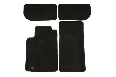 GM Front and Rear Carpeted Floor Mats in Ebony 25982931