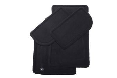 GM Front and Rear Carpeted Floor Mats in Ebony 25993152