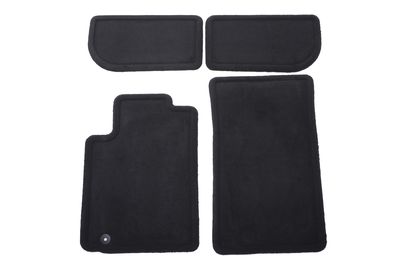 GM Front and Rear Carpeted Floor Mats in Ebony 25993152