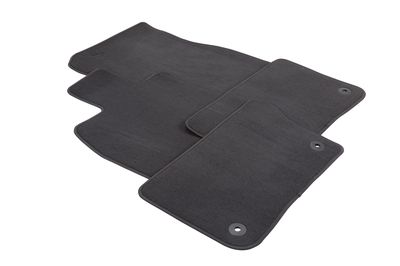 GM Front and Rear Carpeted Floor Mats in Jet Black 84026717