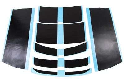 84189700 GM High-Wing Spoiler Rally Stripe Decal Package in Black Metallic Product Photo 2 of 2