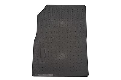 GM Front and Rear All-Weather Floor Mats in Black with Bowtie Logo 84053730