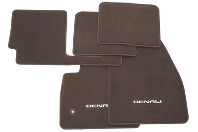 GM Front and Rear Carpeted Floor Mats in Cocoa 84084080