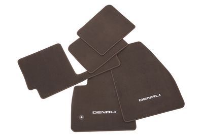 GM Front and Rear Carpeted Floor Mats in Cocoa 84084080