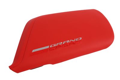 GM Floor Console Lid in Adrenaline Red Leather with Grand Sport Logo 84179899