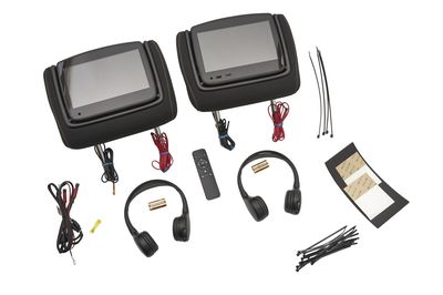 GM Rear-Seat Infotainment System in Jet Black Cloth with Mojave Stitching 84337913