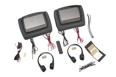 GM Rear-Seat Infotainment System in Dark Galvanized Vinyl 84337923