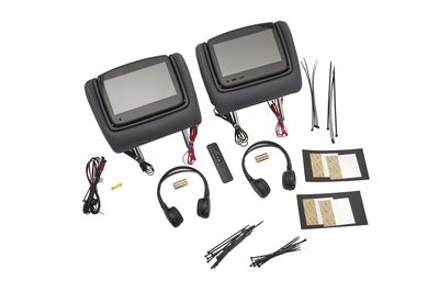 GM Rear-Seat Infotainment System with DVD Player in Dark Galvanized Vinyl 84367591