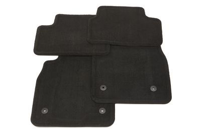 GM Front and Rear Carpeted Floor Mats in Jet Black 95021072