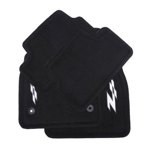 GM Front and Rear Carpeted Floor Mats in Black with Z-Spec Logo 95078908