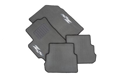 GM Front and Rear Carpeted Floor Mats in Black with Z-Spec Logo 95259815