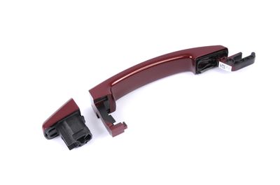 GM Front and Rear Door Handles in Red Hot with Chrome Strip 95437844
