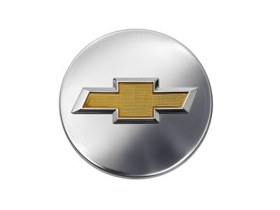 19300043 GM Center Cap in Brushed Aluminum with Bowtie Logo Product Photo 2 of 4