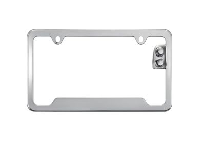 19330369 GM License Plate Frame by Baron & Baron in Chrome with Black GMC Script Product Photo 6 of 7