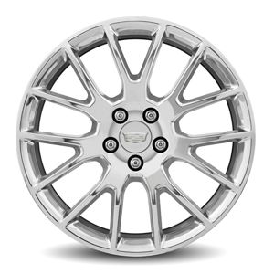 GM 19x9-Inch Aluminum 7-Spoke Rear Wheel in Polished Finish 23424547