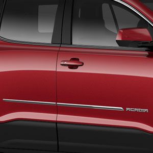 GM Front and Rear Smooth Door Moldings in Chrome 84109941