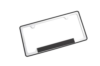 GM License Plate Frame by Baron & Baron in Chrome with Encore Script 19302637