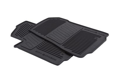 GM First-Row Premium All-Weather Floor Mats in Jet Black with City Express Script 19317703