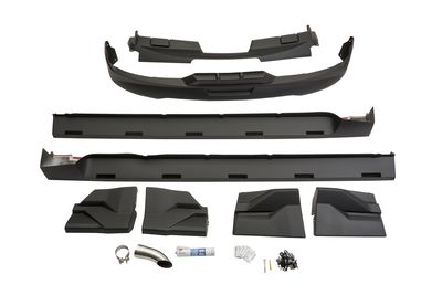 GM Street Series Ground Effects Kit by Air Design in Black for Crew Cab Models 19369099
