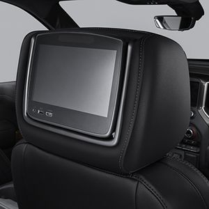 GM Rear Seat Infotainment System with DVD Player in Jet Black Vinyl 84690798