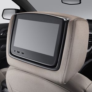 GM Rear Seat Infotainment System with DVD Player in Light Ash Gray Cloth and Light Ash Gray Stitching 84598507