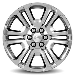 GM 22-Inch 6-Split-Spoke Wheel in Chrome 19301158