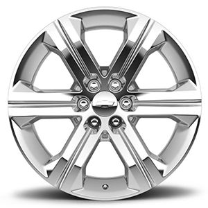 GM 22x9-Inch Aluminum 6-Spoke Wheel in Chrome 19301157