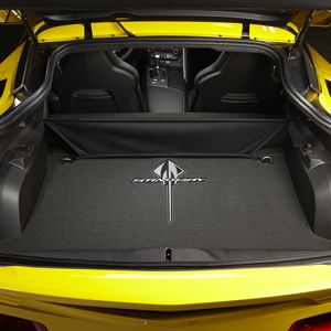 GM 23469813 Premium Carpeted Cargo Area Mat in Jet Black with Stingray Logo