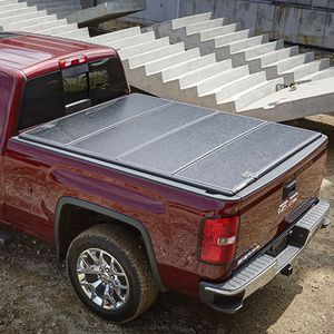 19302797 GM Standard Box Quad-Fold Hard Tonneau Cover by Fold-a-Cover in Black Product Photo 1 of 5