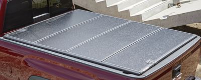 GM 19330067 Long Box Quad-Fold Hard Tonneau Cover by Fold-A-Cover in Black 19330067 GM Long Box Quad-Fold Hard Tonneau Cover by Fold-A-Cover in Black Product Photo 1 of 3