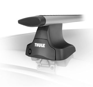 GM Extended Cab Aeroblade Roof Rack Package by Thule in Silver 19331869