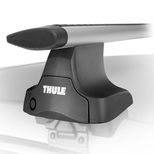 GM Crew Cab Aeroblade Roof Rack Package by Thule in Silver 19352498