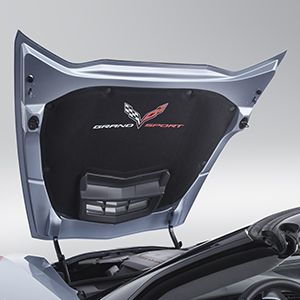 GM Underhood Liner in Black with Grand Sport Logo 23321670