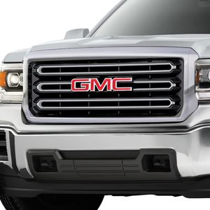 GM Grille in Quicksilver Metallic with Chrome surround and GMC Logo 22972293