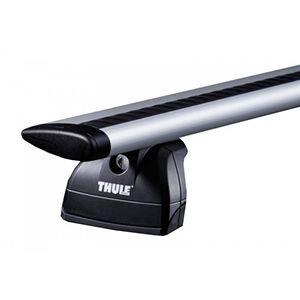 GM Aeroblade Roof Rack Cross Rail Package in Silver by Thule 19368343