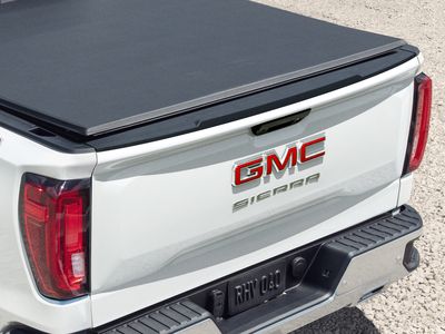 GM Long Bed Soft Roll-Up Tonneau Cover with GMC Logo 84701061