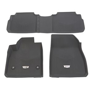 GM First-and Second-Row Premium All-Weather Floor Liners in Dark Titanium 84605147