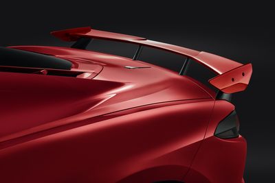 GM High Wing Spoiler in Torch Red 84857293