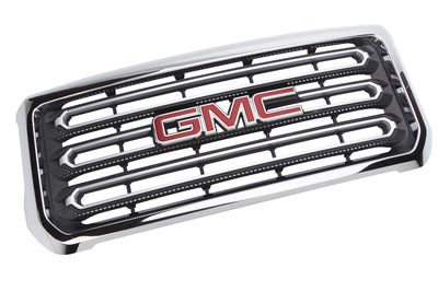 GM Grille in Quicksilver Metallic with Chrome surround and GMC Logo 22972293