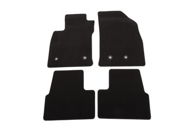 GM First-and Second-Row Carpeted Floor Mats in Jet Black 23375322
